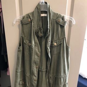 Army green vest